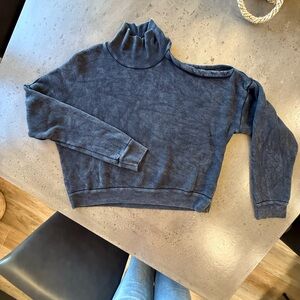 LAmade Charcoal Off-Shoulder Sweater